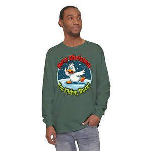 Christmas Filthy Duck Long Sleeve Shirt for Holiday Fun - Ocean State Styles