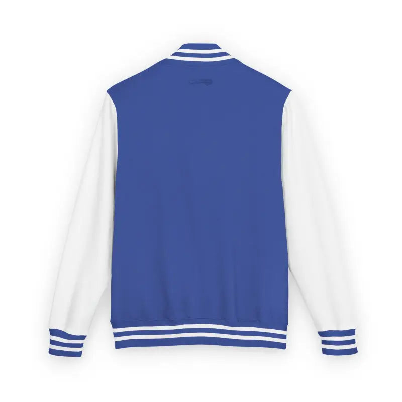 Blue and white varsity jacket from the Classic Varsity Jacket Collection