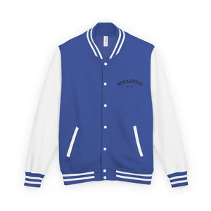 Blue and white varsity jacket from the Classic Varsity Jacket Collection