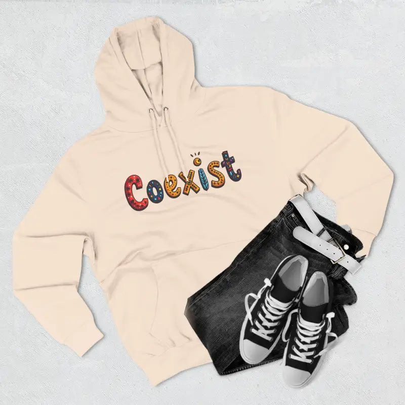Coexist Fleece Hoodie for Ultimate Comfort and Style - Ocean State Styles