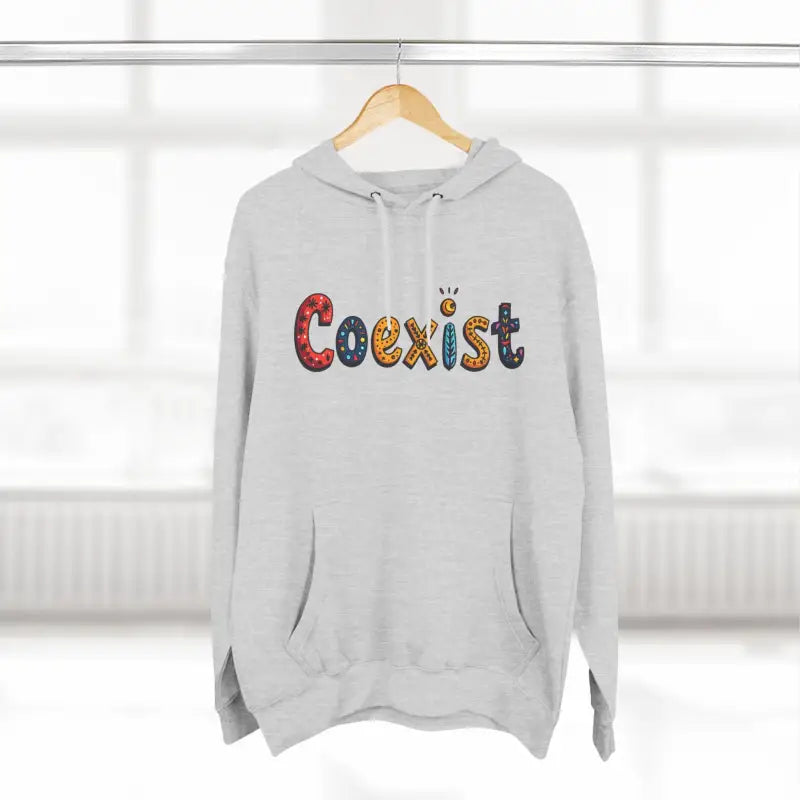 Coexist Fleece Hoodie for Ultimate Comfort and Style - Ocean State Styles