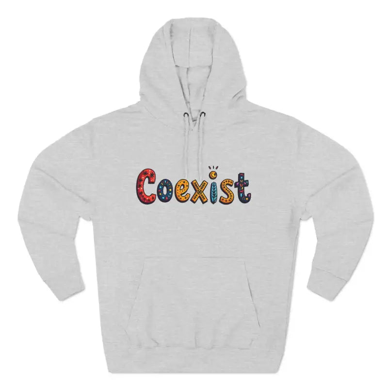 Coexist Fleece Hoodie for Ultimate Comfort and Style - Ocean State Styles