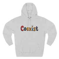 Coexist Fleece Hoodie for Ultimate Comfort and Style - Ocean State Styles