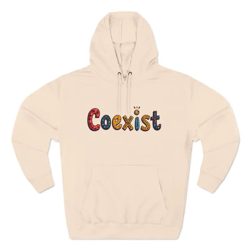 Coexist Fleece Hoodie for Ultimate Comfort and Style - Ocean State Styles