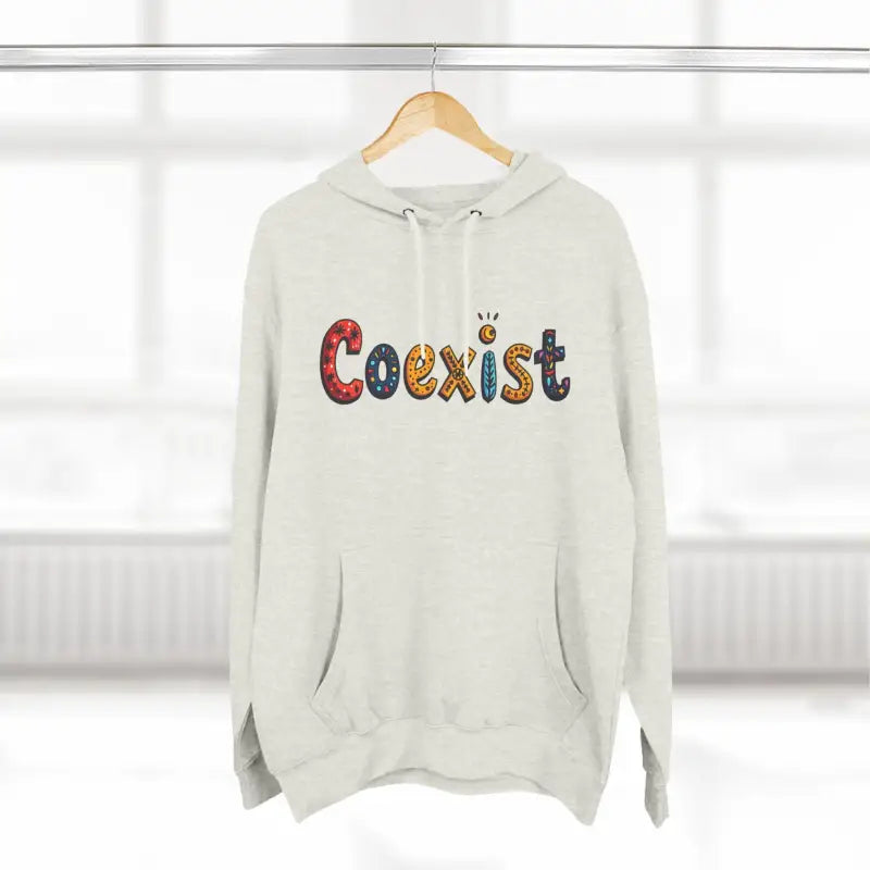 Coexist Fleece Hoodie for Ultimate Comfort and Style - Ocean State Styles
