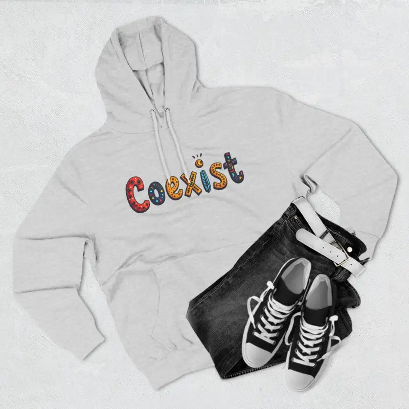 Coexist Fleece Hoodie for Ultimate Comfort and Style - Ocean State Styles