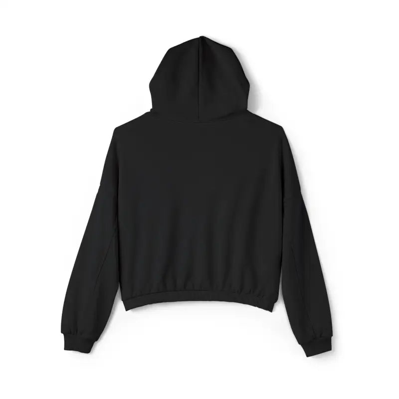 Black Hooded Sweatshirt from Coexist Women’s Cinched Bottom Hoodie in Olive Green Black Beige