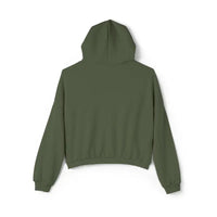 Coexist Women's Cinched Bottom Hoodie in Olive Green Black Beige - Ocean State Styles