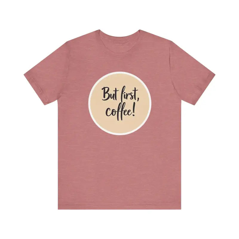 Coffee Lover Tee Unisex Jersey T Shirt for Coffee Fans - Ocean State Styles