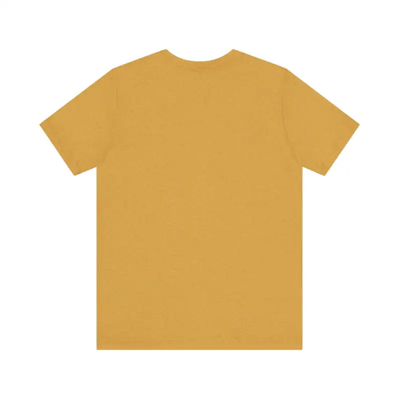 Mustard-colored Coffee Lover Tee Unisex Jersey T Shirt displayed on a neutral background