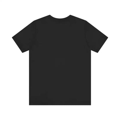 Black Coffee Lover Tee Unisex Jersey T Shirt displayed on a white background