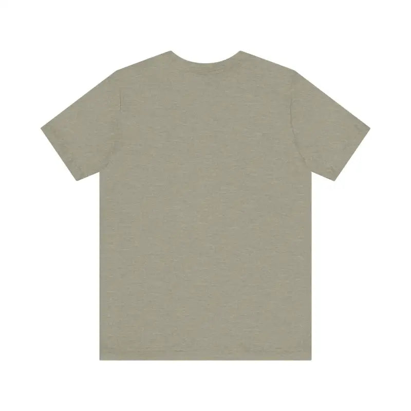 Khaki-colored Coffee Lover Tee Unisex Jersey T Shirt displayed on a white background