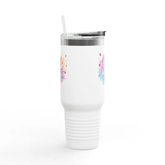 Cool Moms Social Club 40oz Insulated Travel Mug Stylish Design - Ocean State Styles