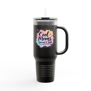 Cool Moms Social Club 40oz Insulated Travel Mug Stylish Design - Ocean State Styles