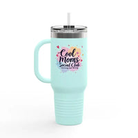 Cool Moms Social Club 40oz Insulated Travel Mug Stylish Design - Ocean State Styles