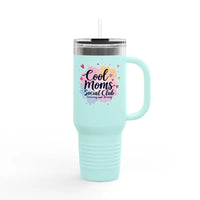 Cool Moms Social Club 40oz Insulated Travel Mug Stylish Design - Ocean State Styles