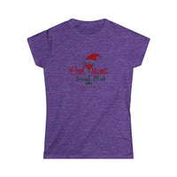 Cool Moms Social Club Christmas Martini Tee for Moms Fashion - Ocean State Styles