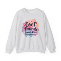 Cool Moms Social Club Crewneck Sweatshirt for Stylish Moms - Ocean State Styles