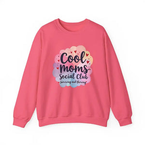 Cool Moms Social Club Crewneck Sweatshirt for Stylish Moms - Ocean State Styles