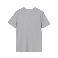 Gray relaxed fit crew neck t-shirt with short sleeves