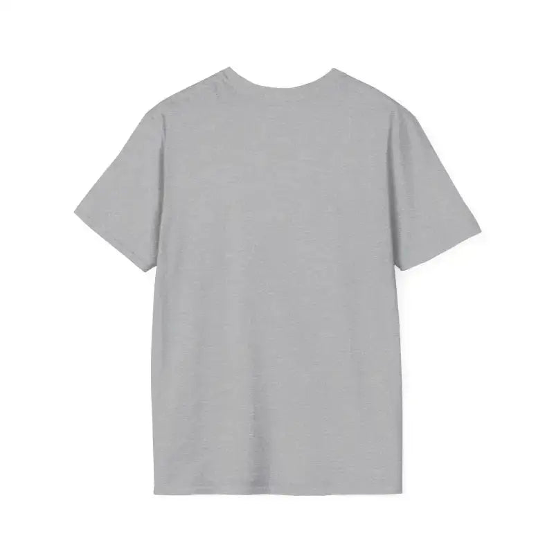 Gray relaxed fit crew neck t-shirt with short sleeves