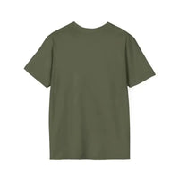 Olive green relaxed fit crew neck t-shirt with short sleeves