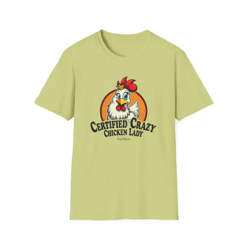 Crazy Chicken Lady T Shirt for Fun Poultry Lovers Apparel - Ocean State Styles
