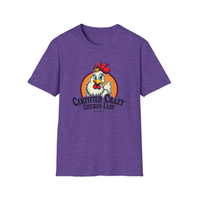 Crazy Chicken Lady T Shirt for Fun Poultry Lovers Apparel - Ocean State Styles