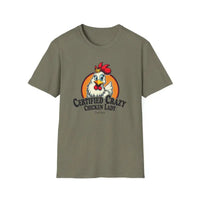 Crazy Chicken Lady T Shirt for Fun Poultry Lovers Apparel - Ocean State Styles