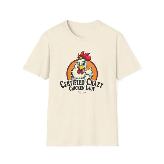 Crazy Chicken Lady T Shirt for Fun Poultry Lovers Apparel - Ocean State Styles