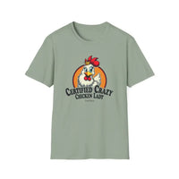 Crazy Chicken Lady T Shirt for Fun Poultry Lovers Apparel - Ocean State Styles