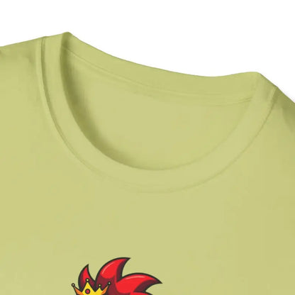 Light green Crazy Chicken Lady T-Shirt showcasing a fun and playful design