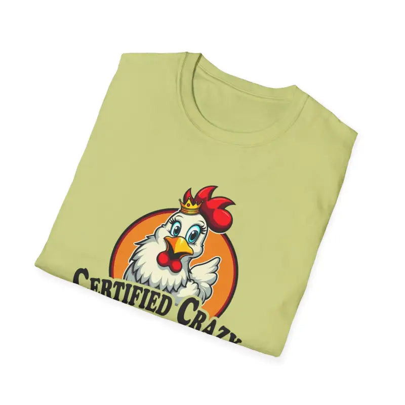 Crazy Chicken Lady T Shirt for Fun Poultry Lovers Apparel - Ocean State Styles