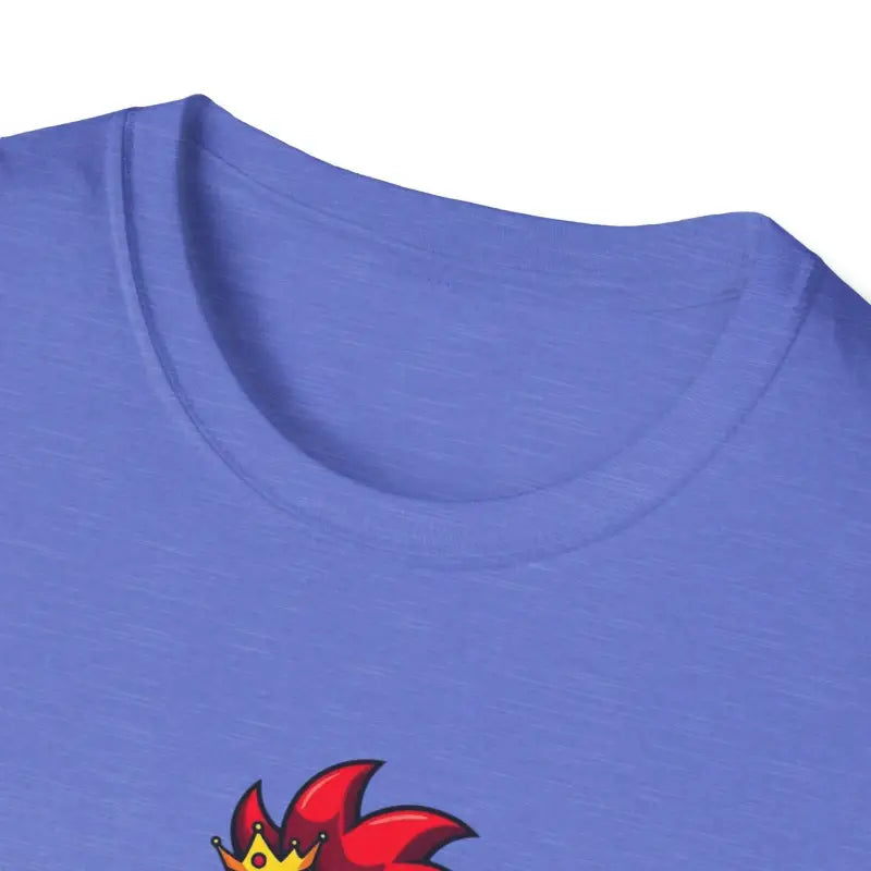 Blue Crazy Chicken Lady T Shirt designed for poultry enthusiasts and casual wear