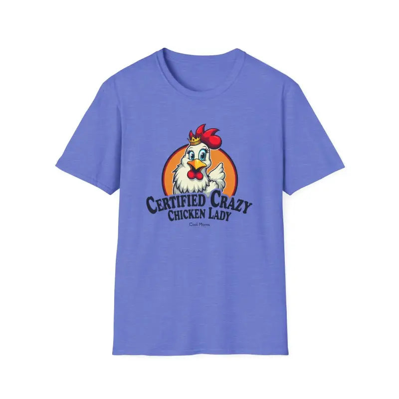 Crazy Chicken Lady T Shirt for Fun Poultry Lovers Apparel - Ocean State Styles