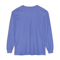 Periwinkle blue long-sleeve crewneck t-shirt from Cream Coral Pink Stay Salty Graphic collection