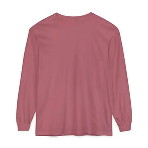 Plain mauve long-sleeved T-shirt from Cream Coral Pink Stay Salty Graphic collection