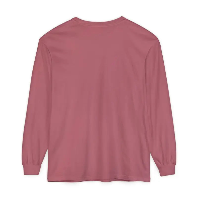 Plain mauve long-sleeved T-shirt from Cream Coral Pink Stay Salty Graphic collection