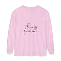 Cream White and Pink Long Sleeved Floral T-Shirt for Women - Ocean State Styles