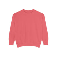 Floral Peace Sign Crewneck Sweatshirts in Light Blue Aqua and Yellow - Ocean State Styles