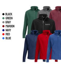 Dancing Ducks Embroidered Fleece Jacket for Cozy Comfort - Ocean State Styles