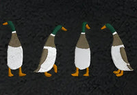 Dancing Ducks Embroidered Fleece Jacket for Cozy Comfort - Ocean State Styles