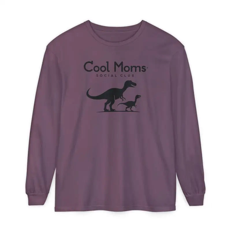 Dinosaur Long Sleeve T Shirt for Cool Moms Social Club - Ocean State Styles