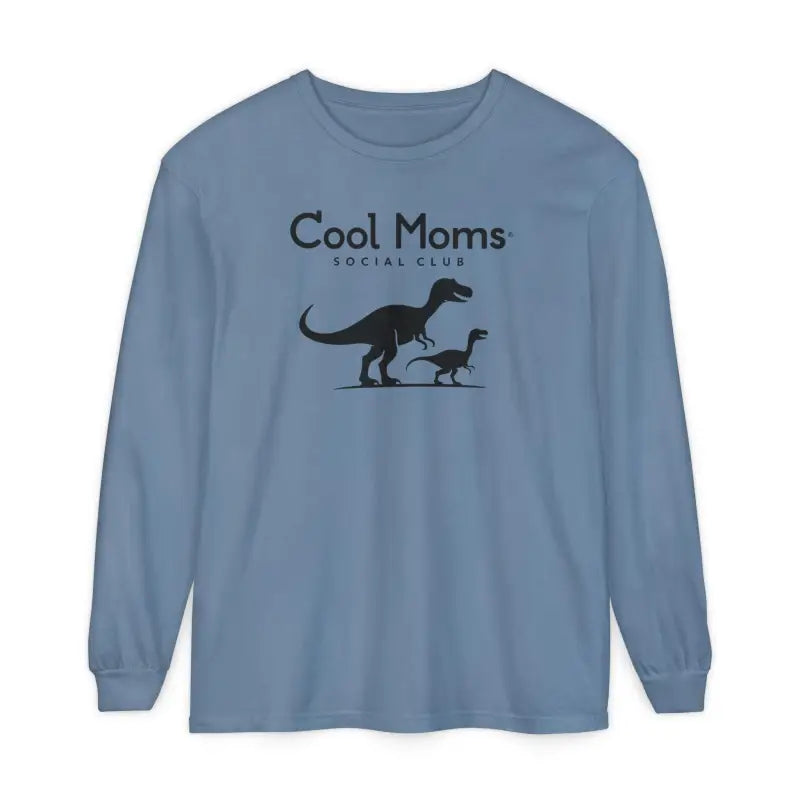 Dinosaur Long Sleeve T Shirt for Cool Moms Social Club - Ocean State Styles
