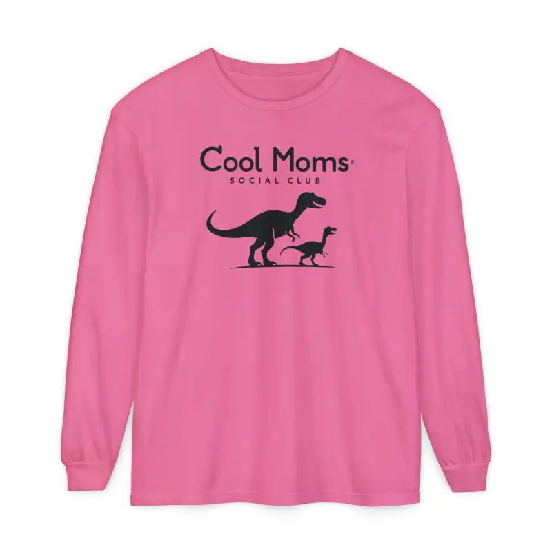 Dinosaur Long Sleeve T Shirt for Cool Moms Social Club - Ocean State Styles