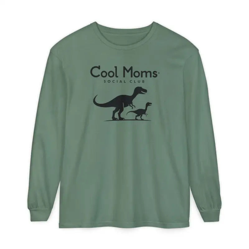 Dinosaur Long Sleeve T Shirt for Cool Moms Social Club - Ocean State Styles