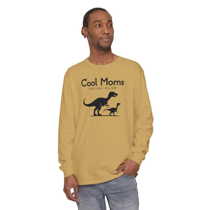 Dinosaur Long Sleeve T Shirt for Cool Moms Social Club - Ocean State Styles