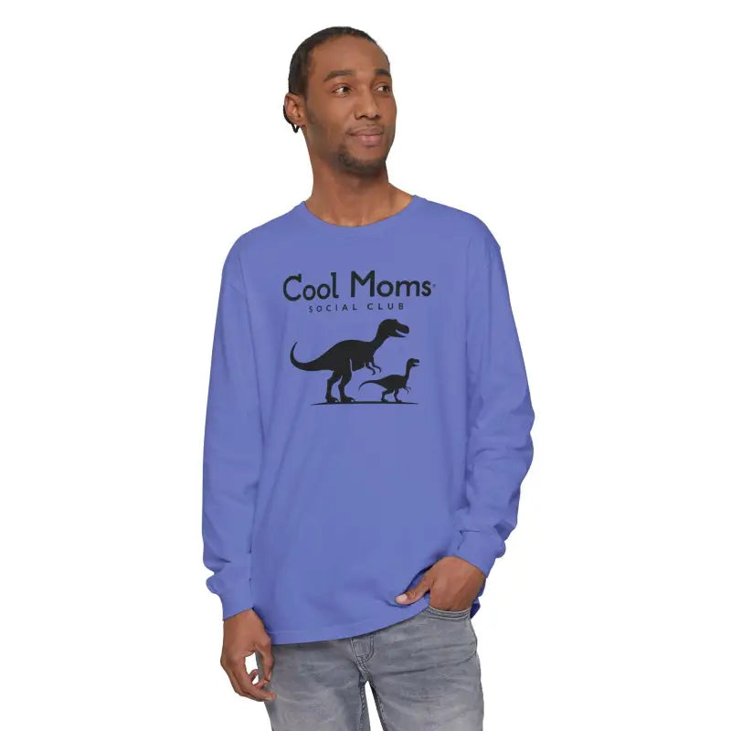 Dinosaur Long Sleeve T Shirt for Cool Moms Social Club - Ocean State Styles