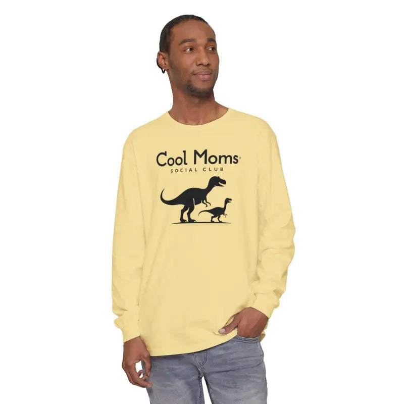 Dinosaur Long Sleeve T Shirt for Cool Moms Social Club - Ocean State Styles