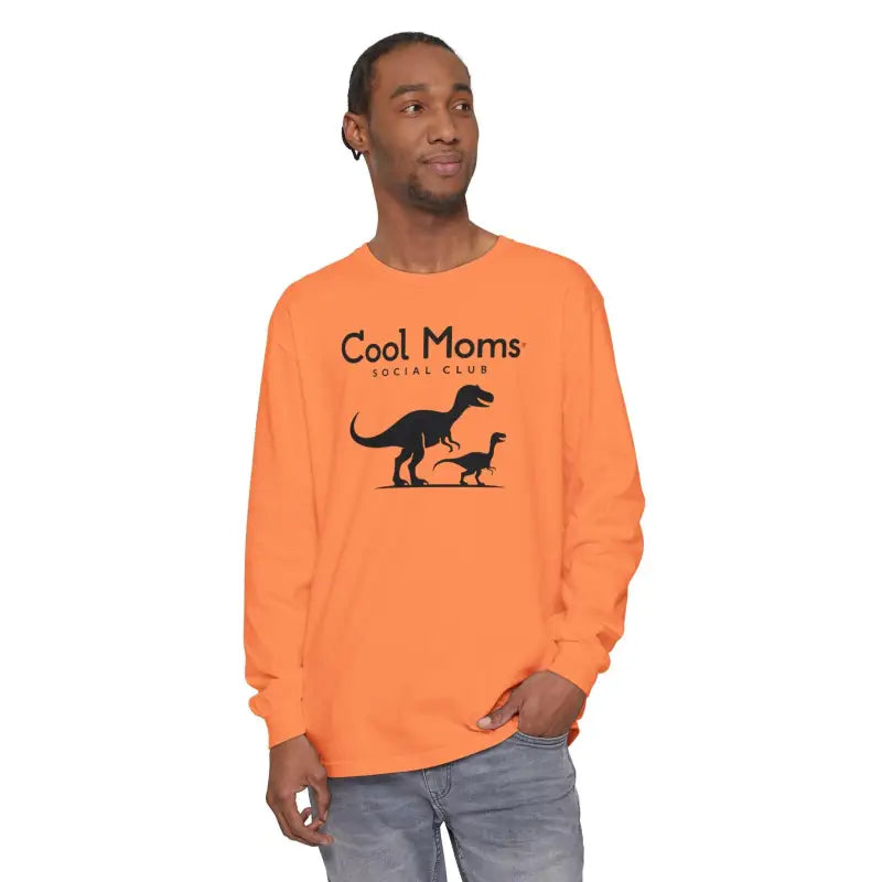 Dinosaur Long Sleeve T Shirt for Cool Moms Social Club - Ocean State Styles
